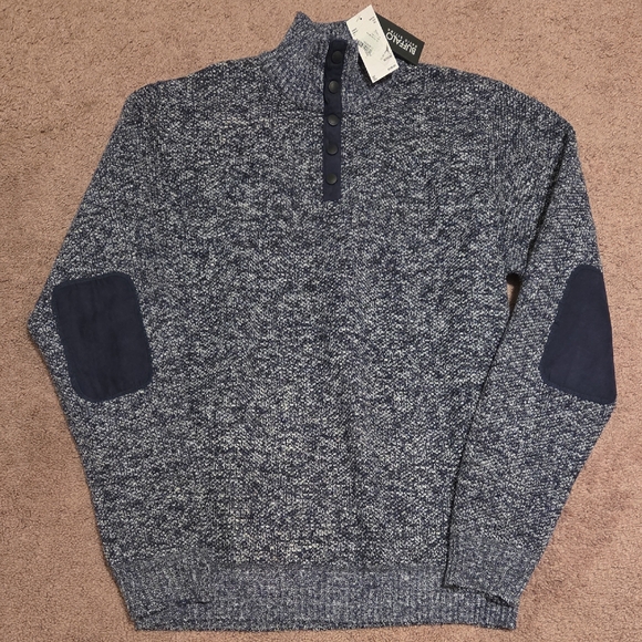 Buffalo David Bitton Other - *NWT* Buffalo David Bitton Navy Sweater w/Fleece Interior